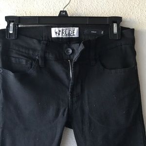 Black super skinny jeans 26/30 men’s